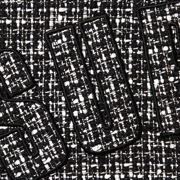 Supreme Bouclé Baseball Jersey - Black (front)