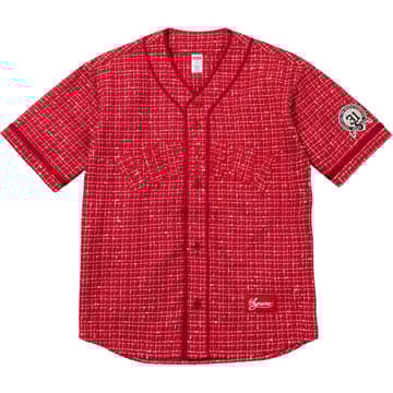 Supreme Bouclé Baseball Jersey