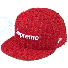 Supreme Bouclé Box Logo New Era Red