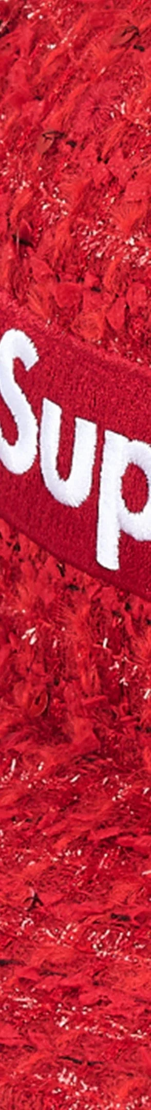 Supreme Bouclé Box Logo New Era - Red (front)