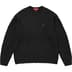 Supreme Bouclé Small Box Sweater - Black (front)