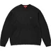 Supreme Bouclé Small Box Sweater - Black (front)