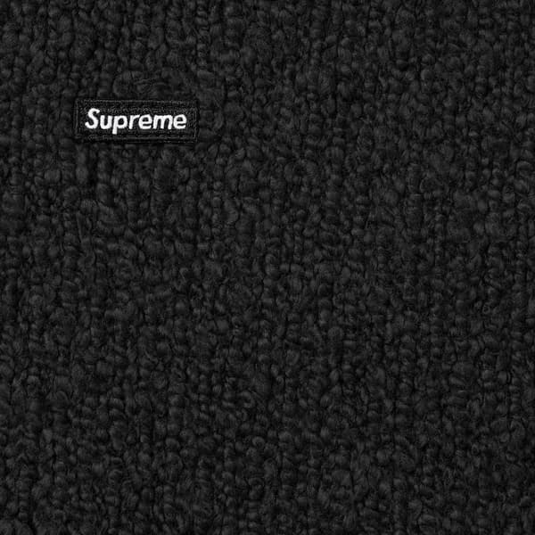 Supreme Bouclé Small Box Sweater - Black (front)