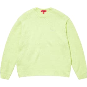 Supreme Bouclé Small Box Sweater Bright Lime