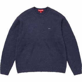 Supreme Bouclé Small Box Sweater Navy