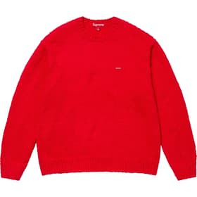 Supreme Bouclé Small Box Sweater Red