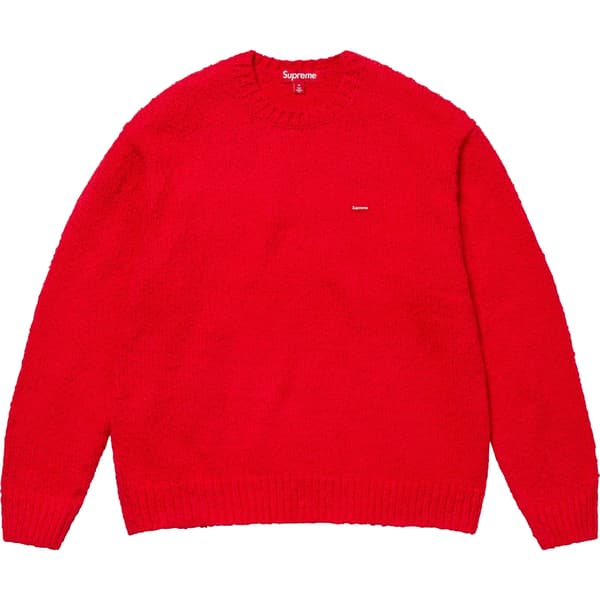 Supreme Bouclé Small Box Sweater - Red (front)