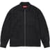 Supreme Bouclé Zip Up Shirt - Black (front)