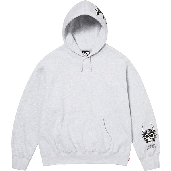 Supreme Bounty Hunter Hooded Sweatshirt - Ash Grey (front)