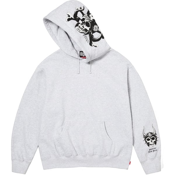Supreme Bounty Hunter Hooded Sweatshirt - Ash Grey (front)