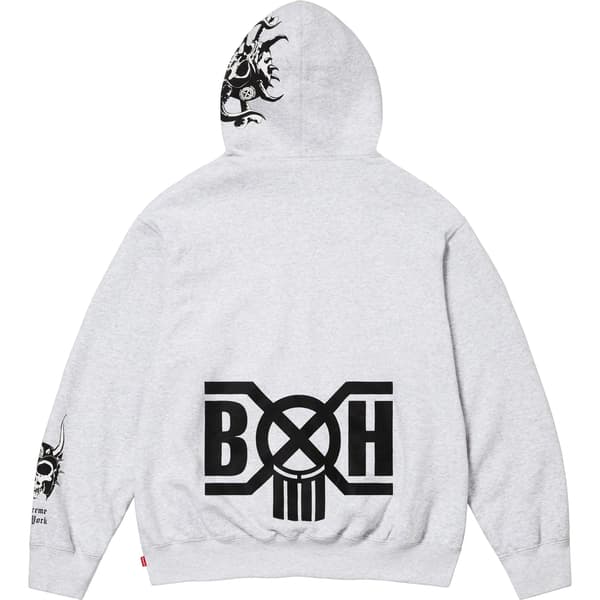 Supreme Bounty Hunter Hooded Sweatshirt - Ash Grey (front)