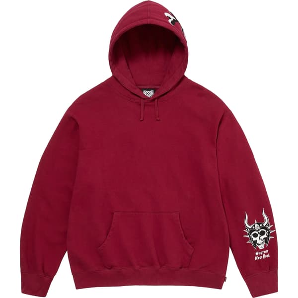 Supreme Bounty Hunter Hooded Sweatshirt - Cardinal (front)