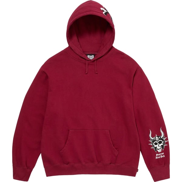 Supreme Bounty Hunter Hooded Sweatshirt - Cardinal (front)