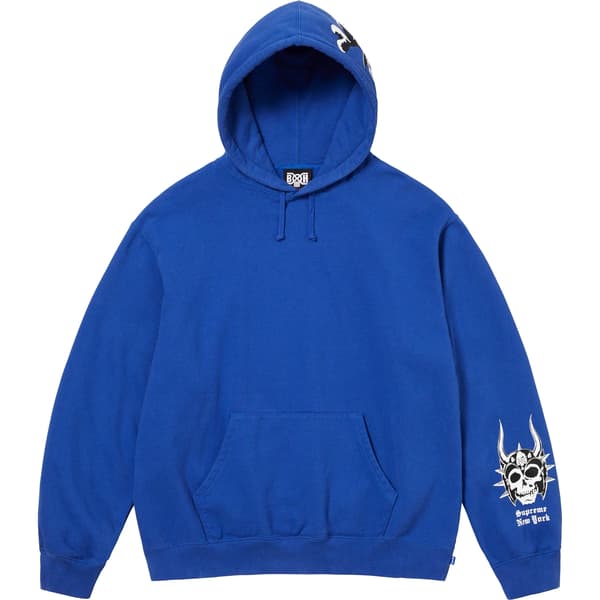 Supreme Bounty Hunter Hooded Sweatshirt - Royal (front)