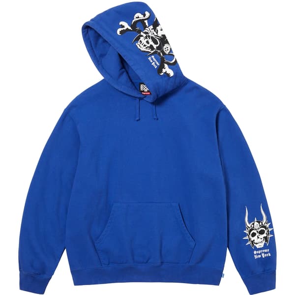 Supreme Bounty Hunter Hooded Sweatshirt - Royal (front)