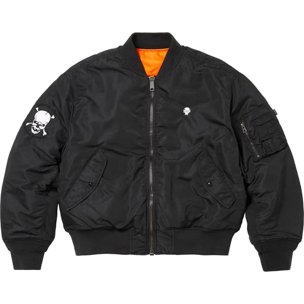 Supreme Bounty Hunter MA-1 - Black (front)