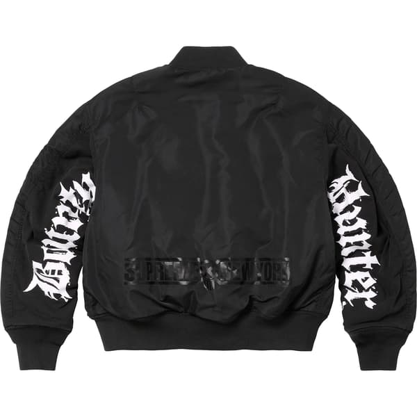 Supreme Bounty Hunter MA-1 - Black (front)