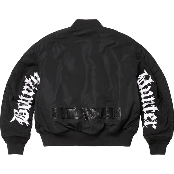 Supreme Bounty Hunter MA-1 - Black (front)