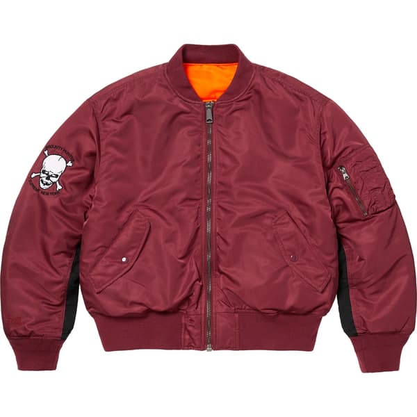 Supreme Bounty Hunter MA-1 - Burgundy (front)