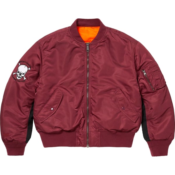 Supreme Bounty Hunter MA-1 - Burgundy (front)