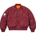Supreme Bounty Hunter MA-1 - Burgundy (front)