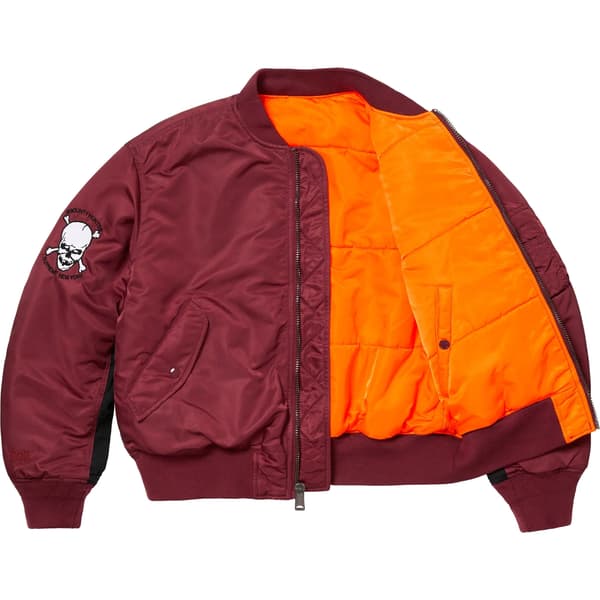 Supreme Bounty Hunter MA-1 - Burgundy (front)
