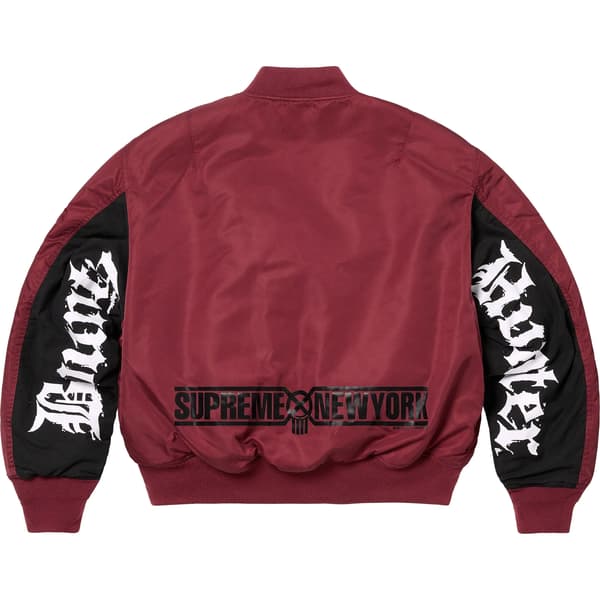 Supreme Bounty Hunter MA-1 - Burgundy (front)