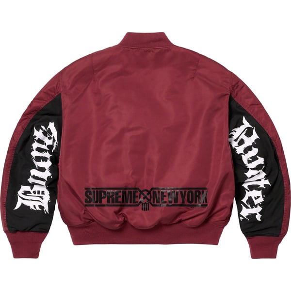 Supreme Bounty Hunter MA-1 - Burgundy (front)