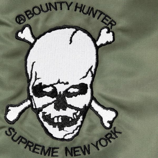 Supreme Bounty Hunter MA-1 - Olive (front)