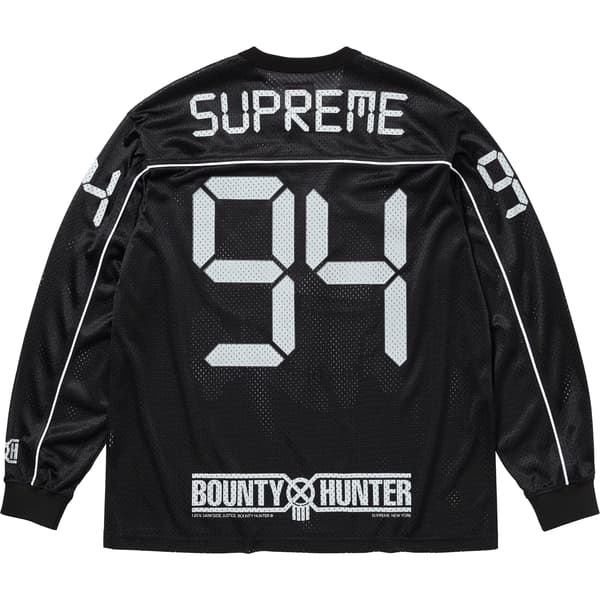 Supreme Bounty Hunter Mesh Moto Jersey - Black (front)