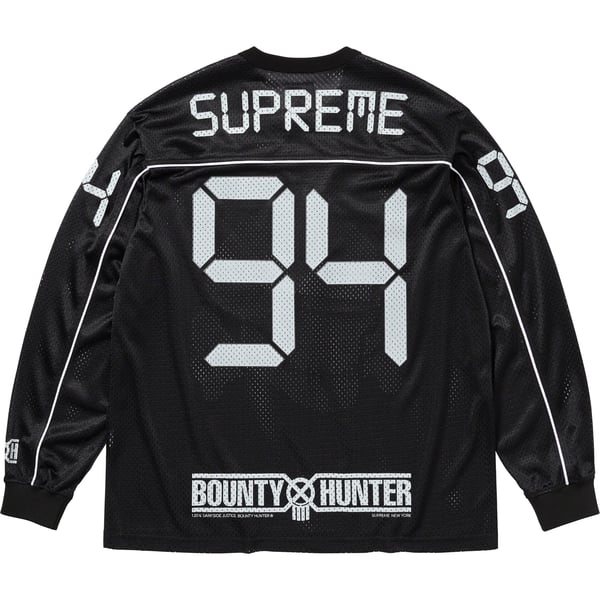 Supreme Bounty Hunter Mesh Moto Jersey - Black (front)