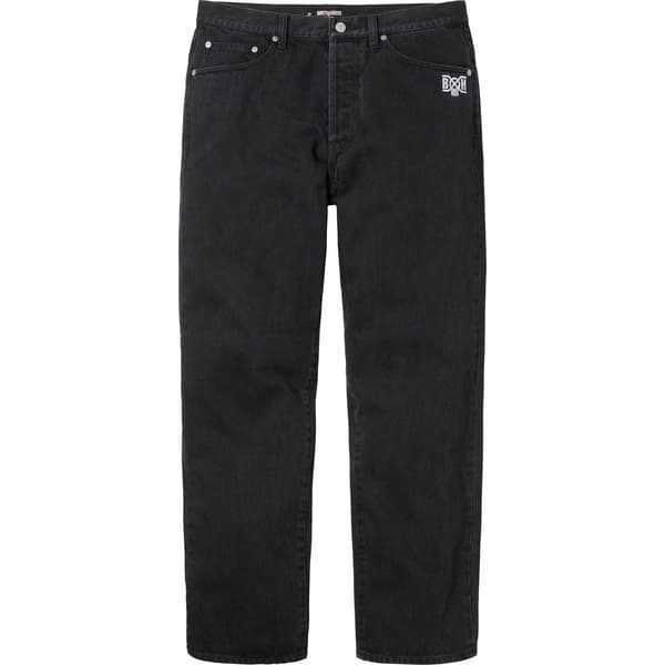 Supreme Bounty Hunter Regular Jean - Washed Black (front)
