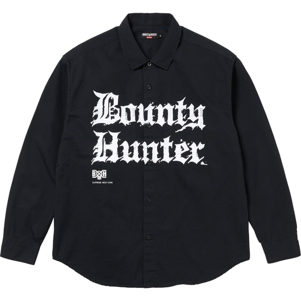Supreme Bounty Hunter Ripstop Shirt - Black (front)