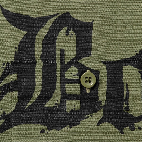 Supreme Bounty Hunter Ripstop Shirt - Olive (front)