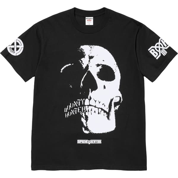 Supreme Bounty Hunter Skulls Tee - Black (front)