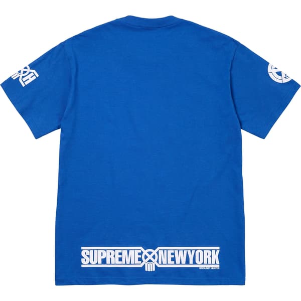 Supreme Bounty Hunter Skulls Tee - Royal (front)