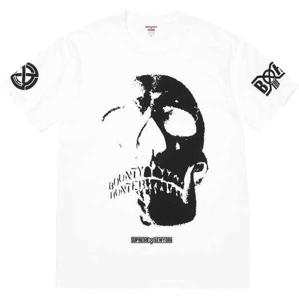 Supreme Bounty Hunter Skulls Tee - White (front)