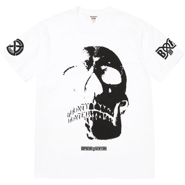 Supreme Bounty Hunter Skulls Tee - White (front)