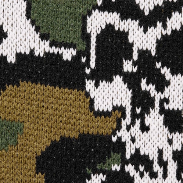 Supreme Bounty Hunter Sweater - Woodland Camo (front)