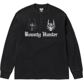 Supreme Bounty Hunter Thermal Henley L/S Top Black