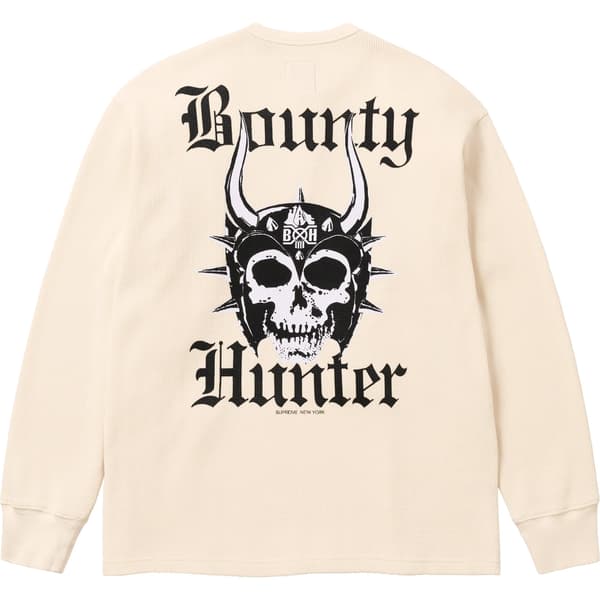 Supreme Bounty Hunter Thermal Henley L/S Top - Natural (front)