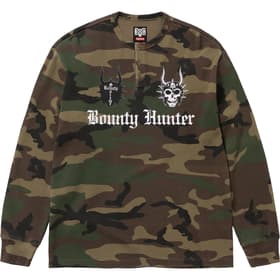 Supreme Bounty Hunter Thermal Henley L/S Top Woodland Camo