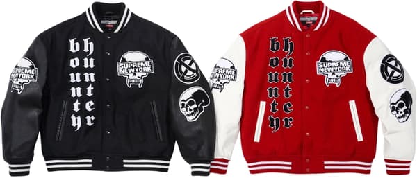 Supreme Bounty Hunter Varsity Jacket - Product Image