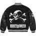 Supreme Bounty Hunter Varsity Jacket - Black (front)