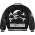 Supreme Bounty Hunter Varsity Jacket - Black (front)