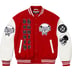 Supreme Bounty Hunter Varsity Jacket - Red (front)