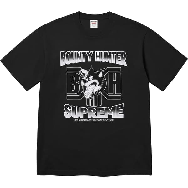 Supreme Bounty Hunter Wolf Tee - Black (front)