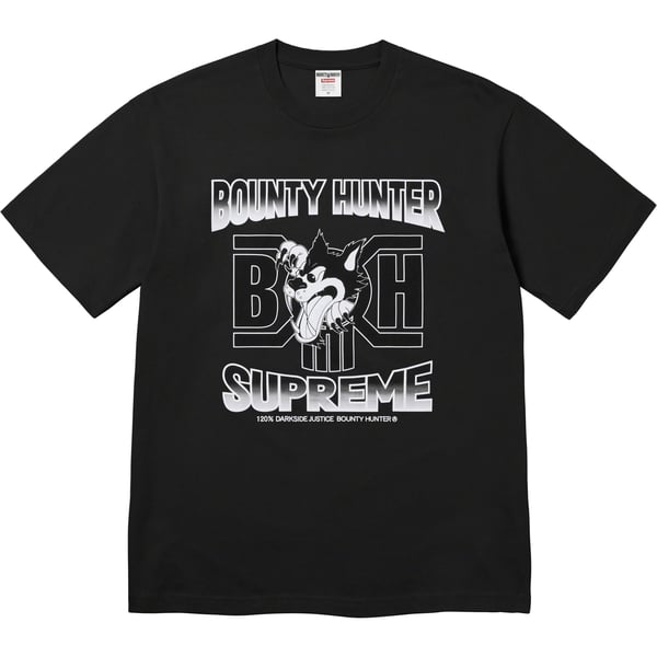 Supreme Bounty Hunter Wolf Tee - Black (front)