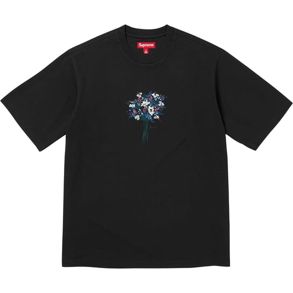 Supreme Bouquet S/S Top - Black (front)