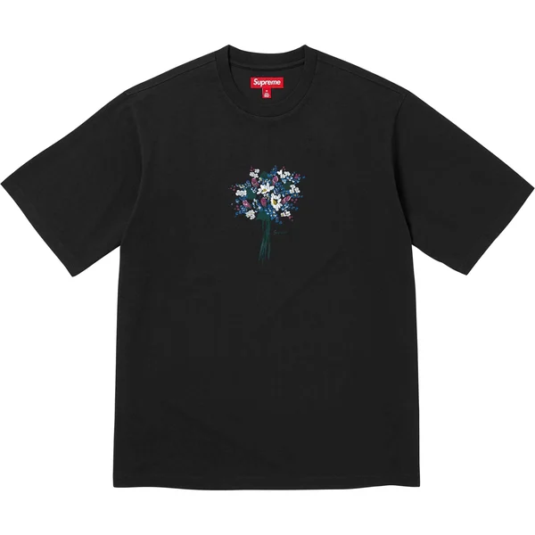 Supreme Bouquet S/S Top - Black (front)